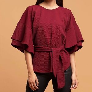 Anthropologie Eva Franco Laszlo Textured Knit Top